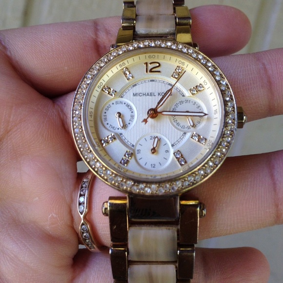Trade Michael Kors Watch Crystal Rhinestone - Picture 3 of 8